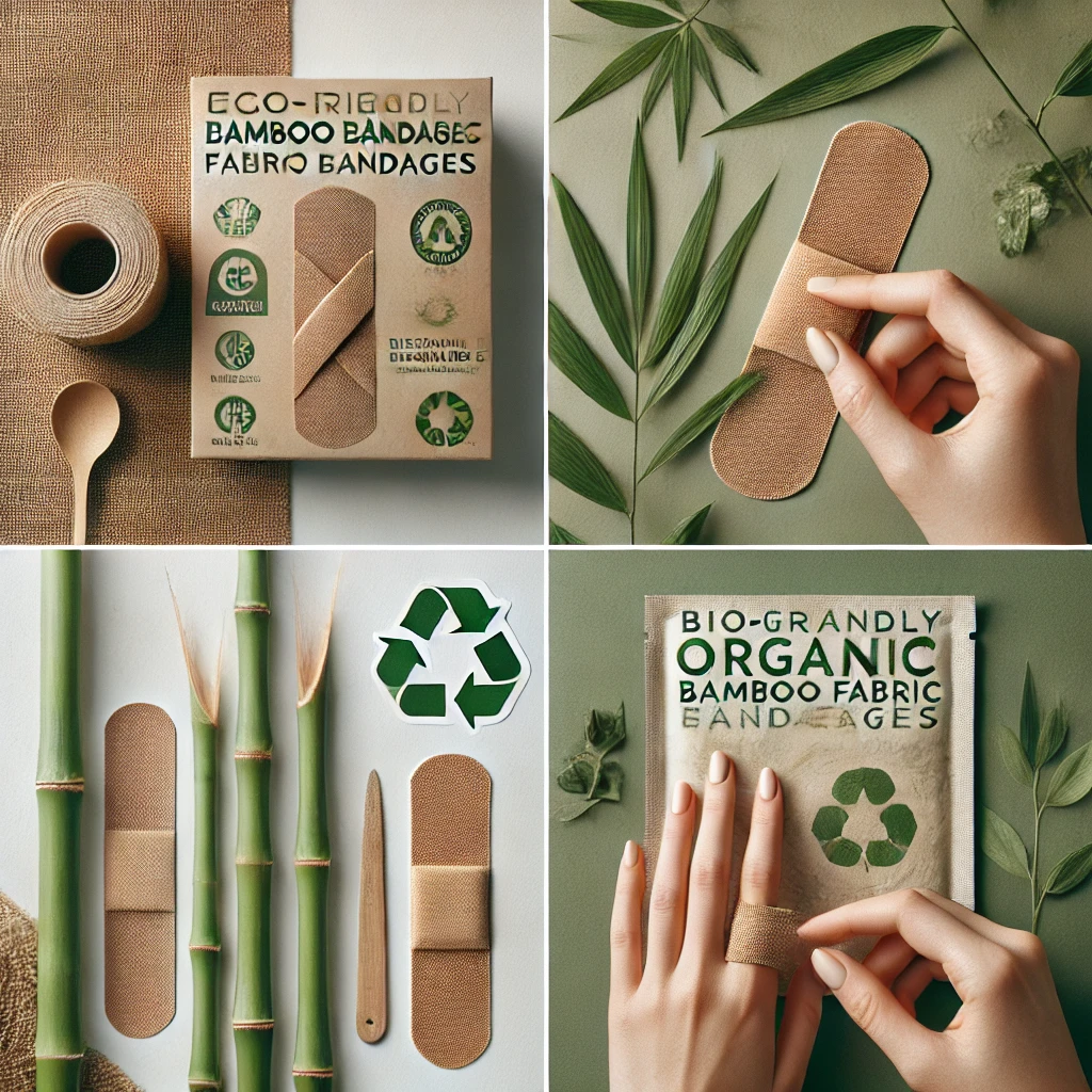 Eco-Friendly Organic Bamboo Fabric Bandages